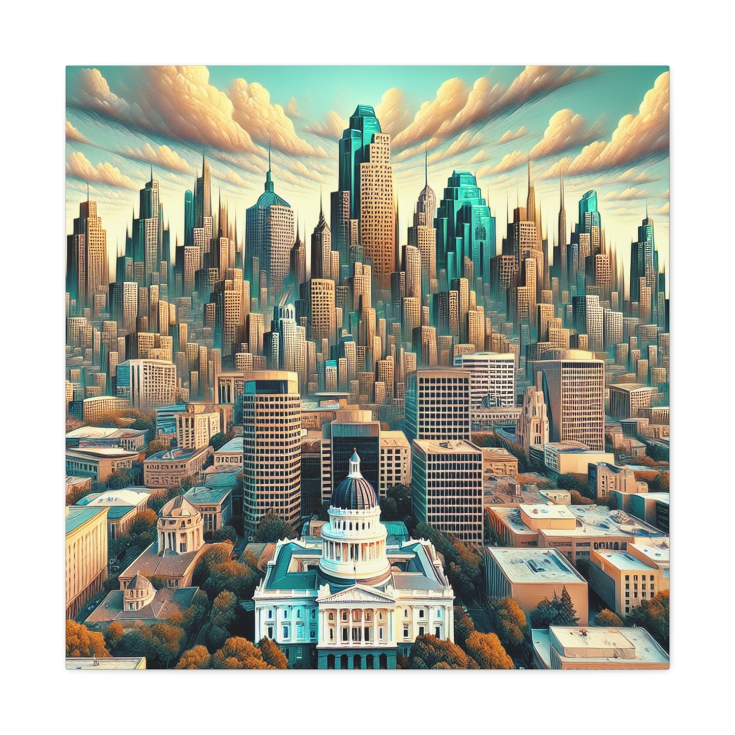 Dreamscape of Sacramento - Canvas