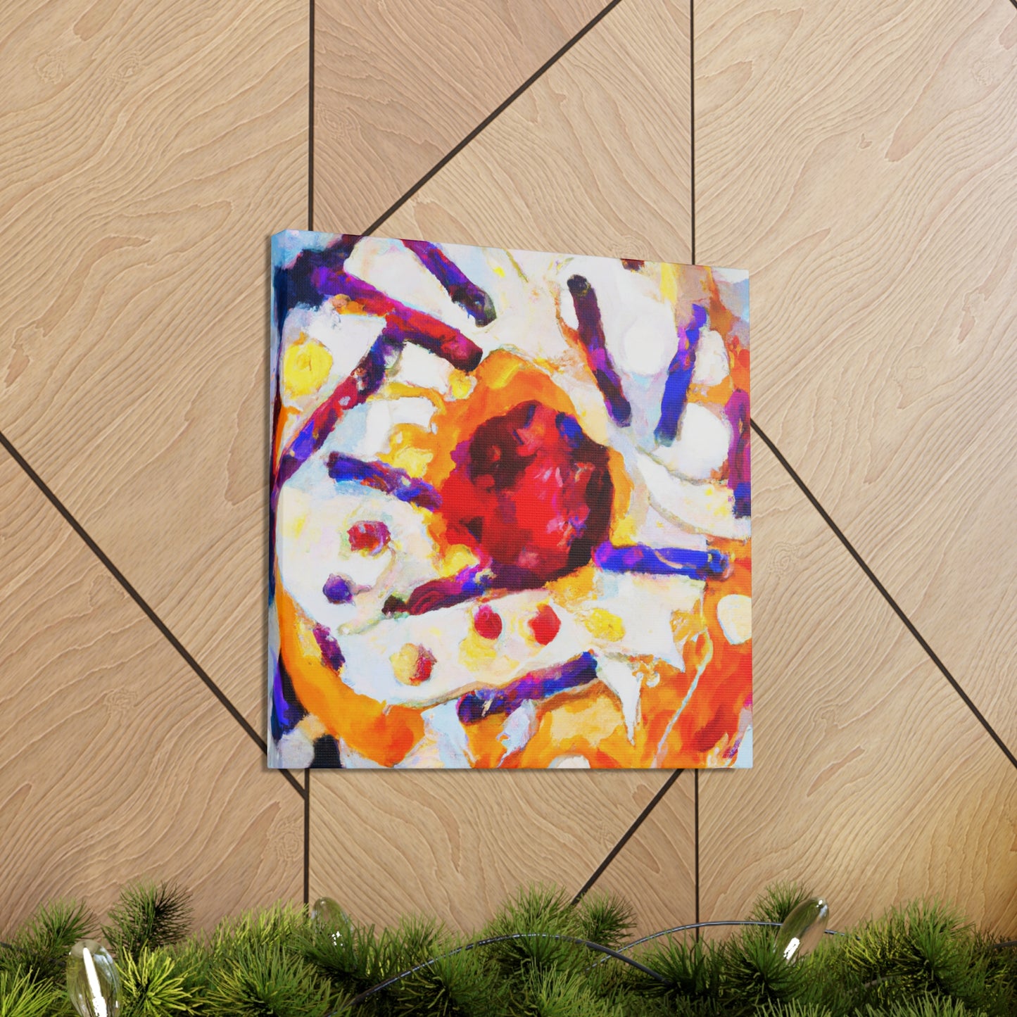 "Doughnut Abstract Harmony" - Canvas