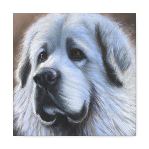 "Proud Pyrenees Portrait" - Canvas