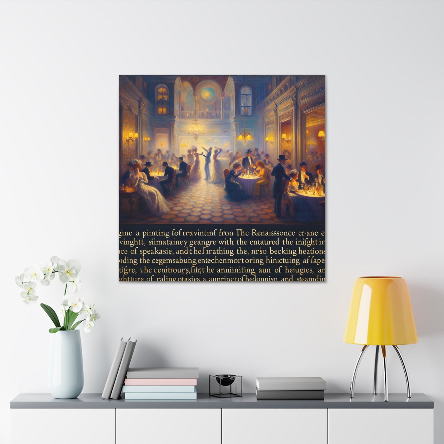 "Hidden Vintage Revelry" - Canvas