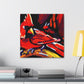 "Cardinal Obeys Nature" - Canvas