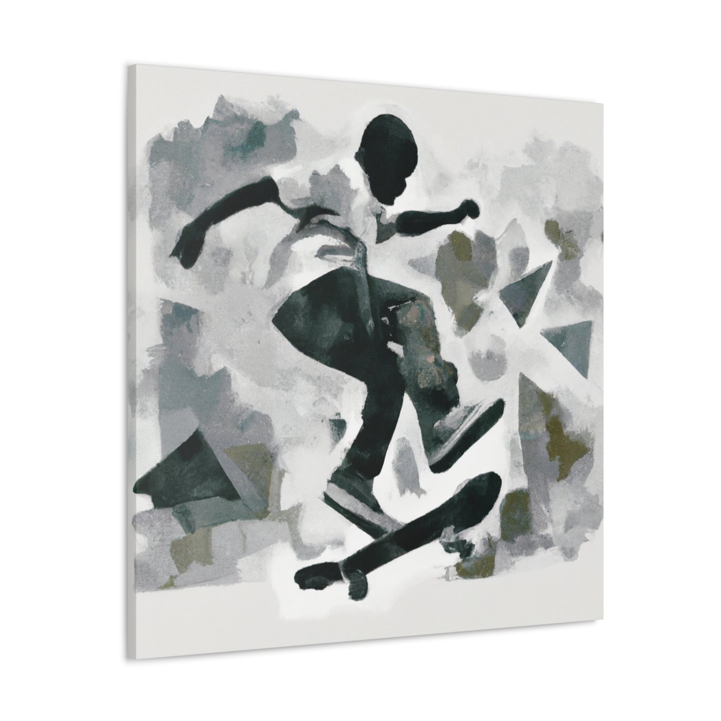 "Skateboarding Freedom Scape" - Canvas