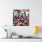 "Vibrant Urban Dreams" - Canvas