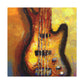 "Bass Guitar Impressionism" - Canvas