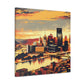 Steel City Dreamscape Dawn - Canvas