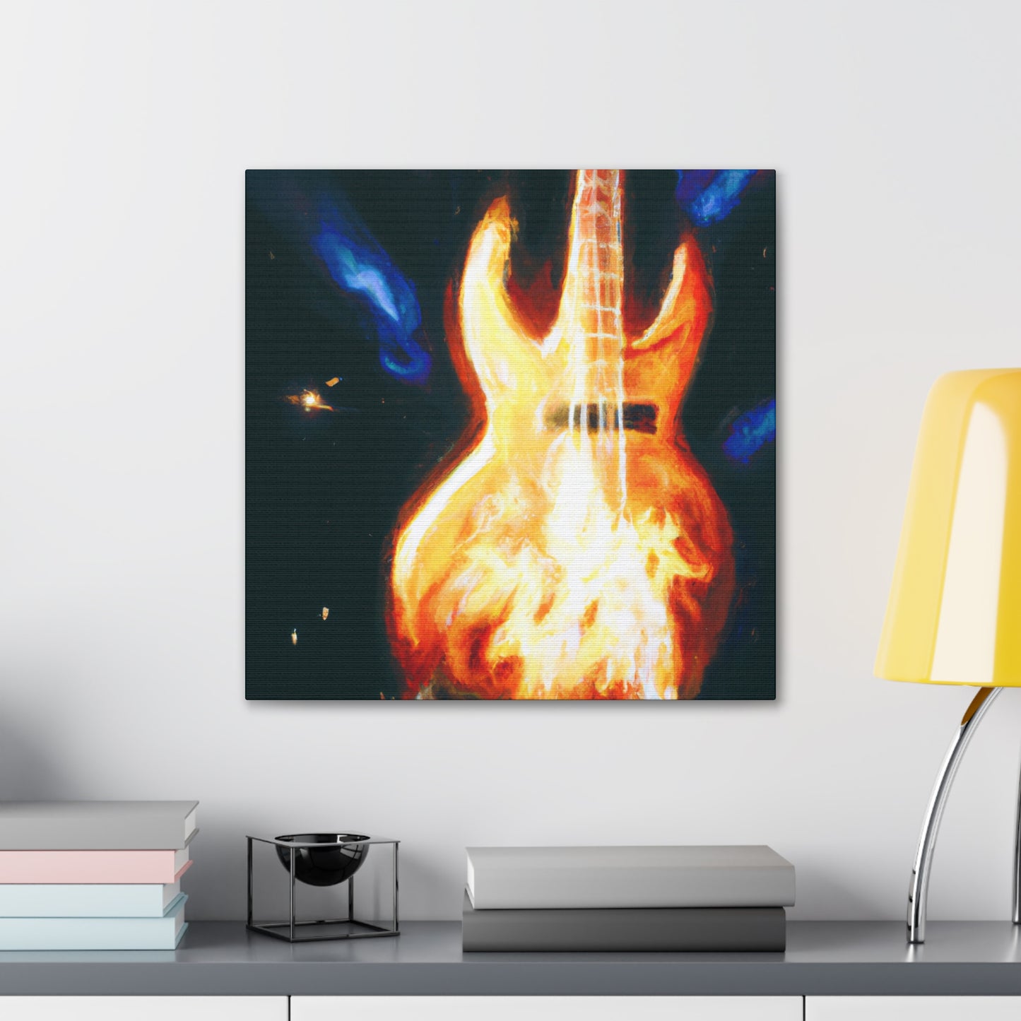 "Bass Guitar Groove Vibes" - Canvas