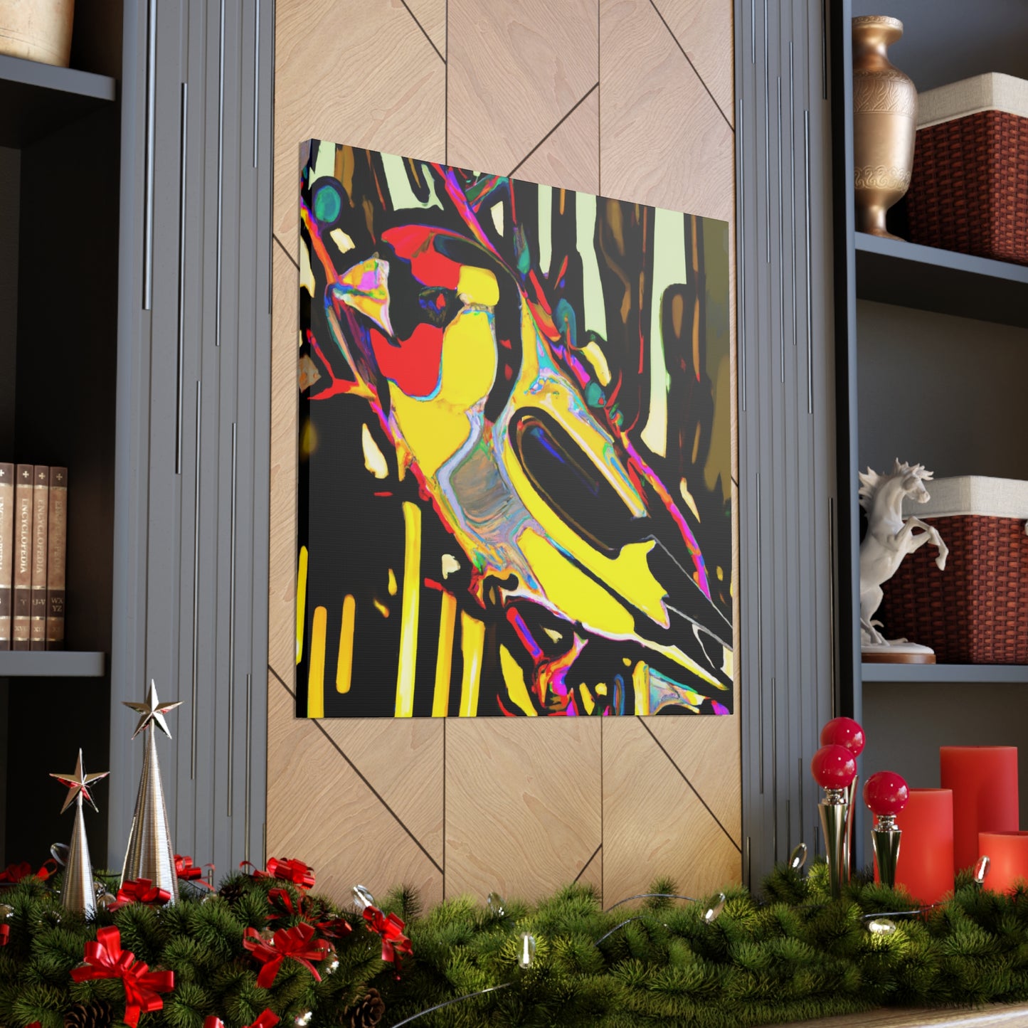 "American Goldfinch Flight" - Canvas