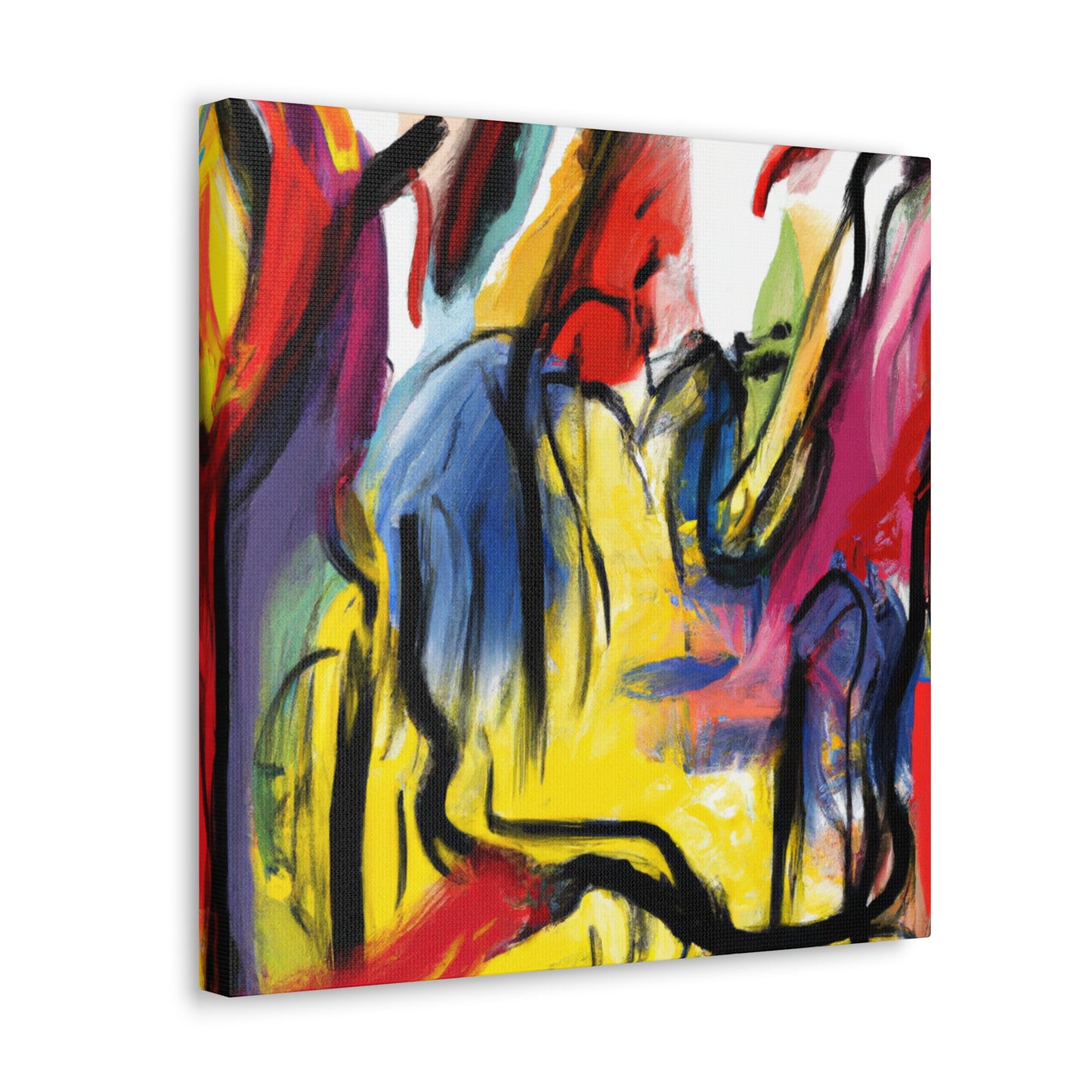 "Lion In Abstraction" - Canvas