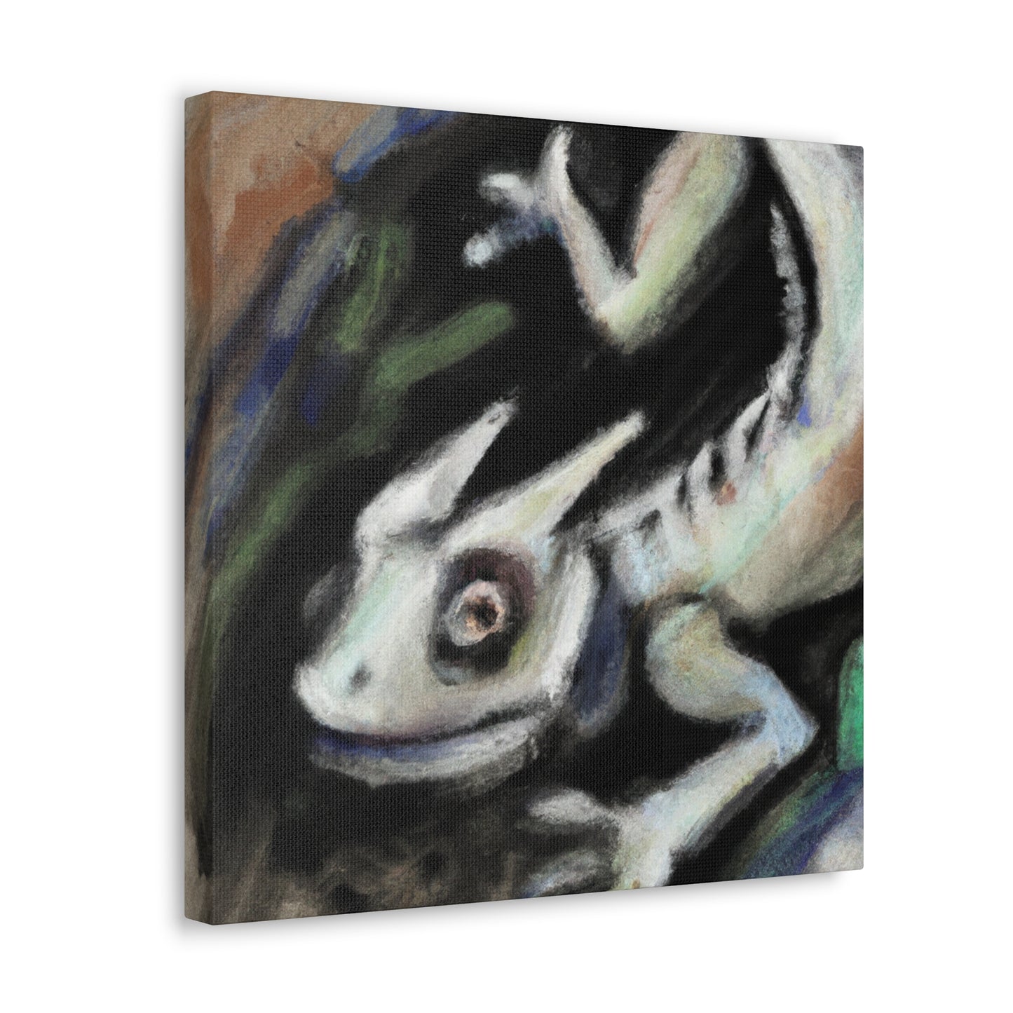 "Horned Lizard Expressionism" - Canvas