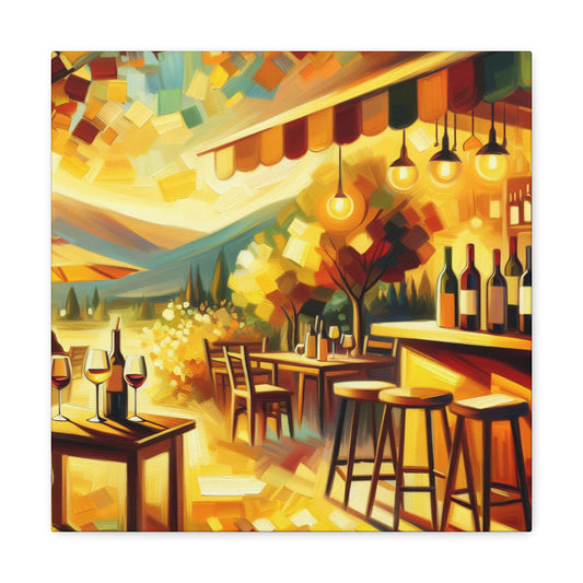 Vintage Wine Tavern Vista - Canvas