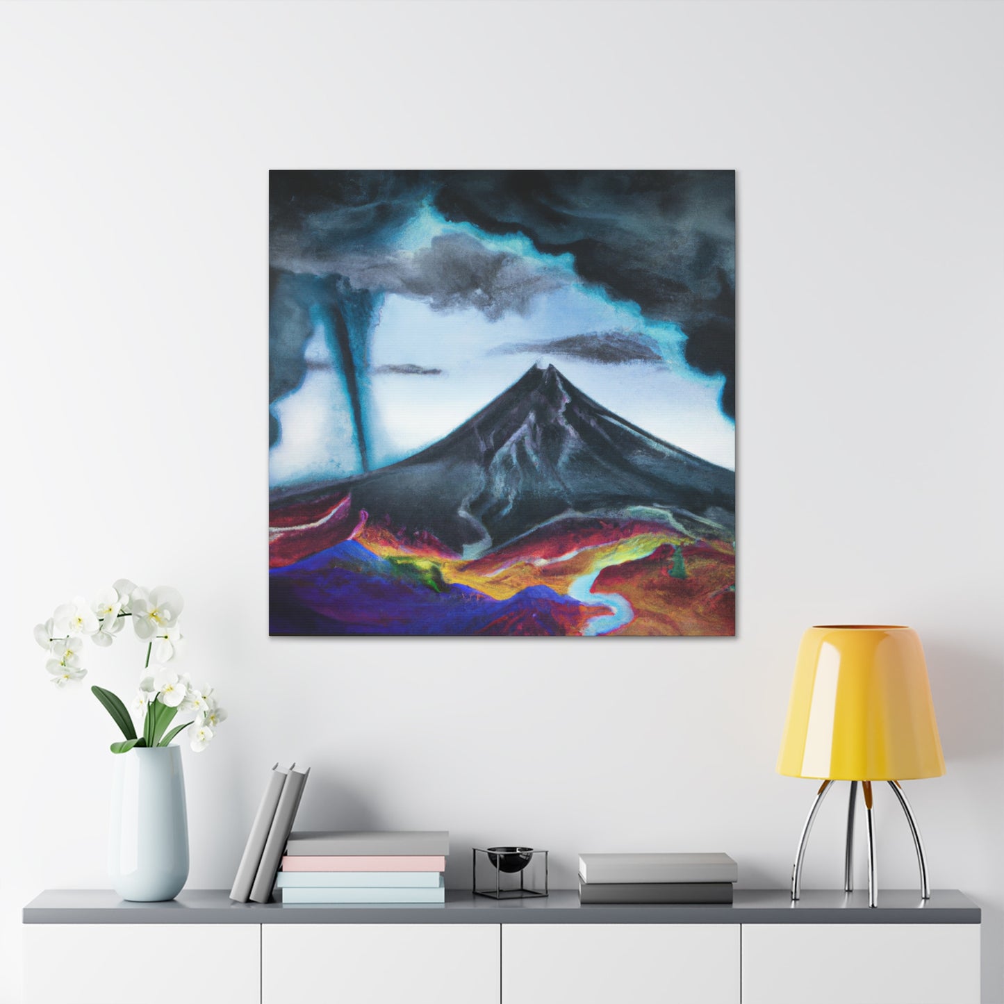 "Volcano of the Roaring 20s" - Canvas