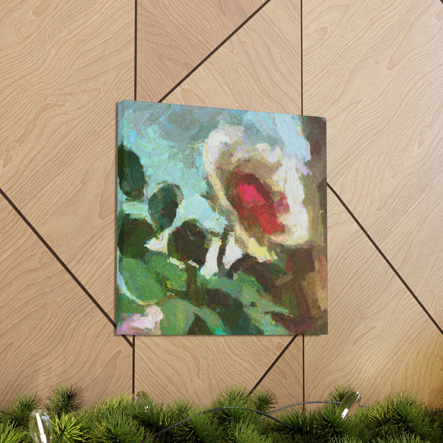 Rose Against The Sky - Canvas