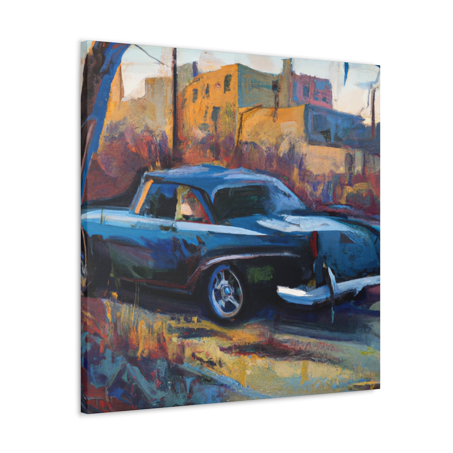 "Old Car Artwork" - Canvas