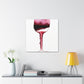 "Wine Glass Simplicity" - Canvas