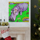 "Hippopotamus in Dreamland" - Canvas