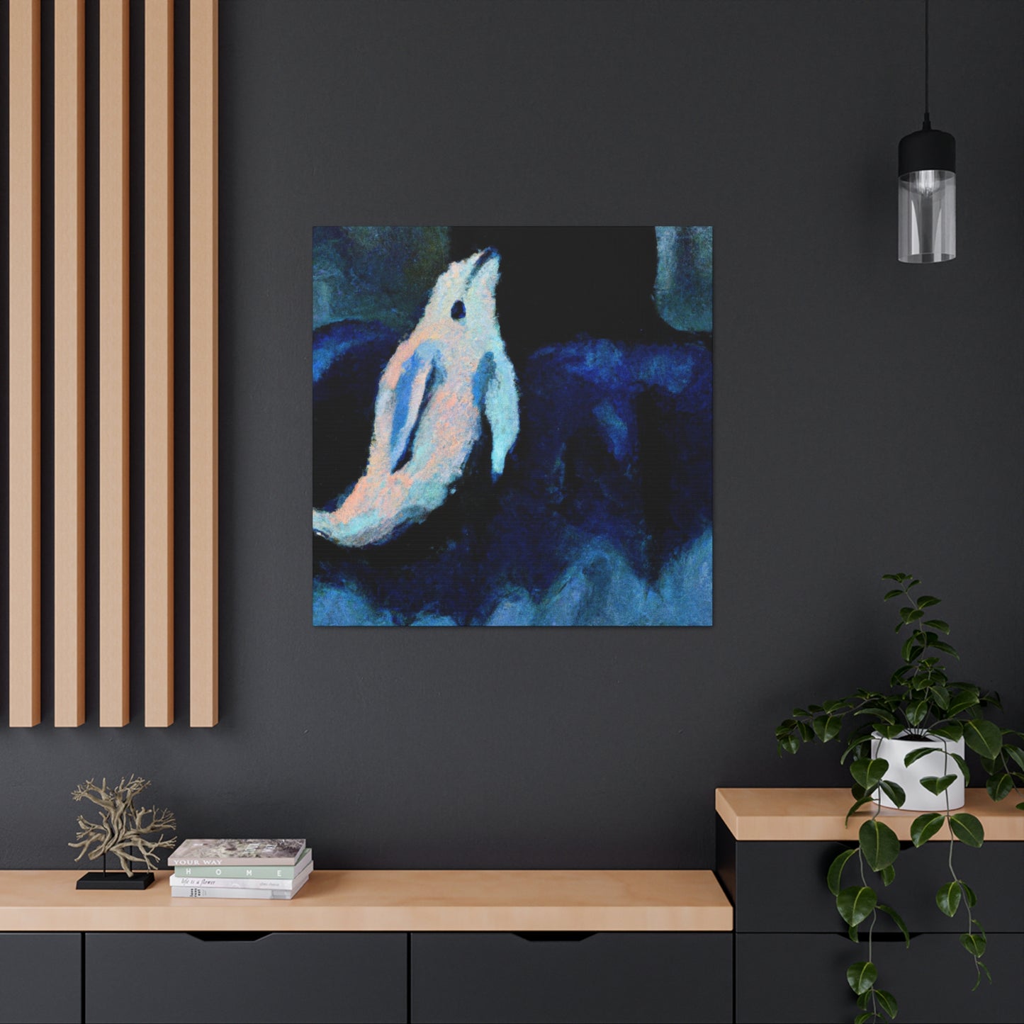 Beluga Whale Totem Dance - Canvas