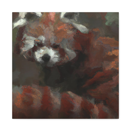 "A Red Panda Slumber" - Canvas