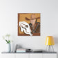 Cow Skull Reflection - Canvas