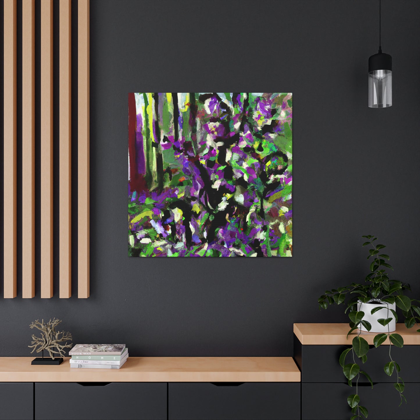 Lilac in Expressionism - Canvas