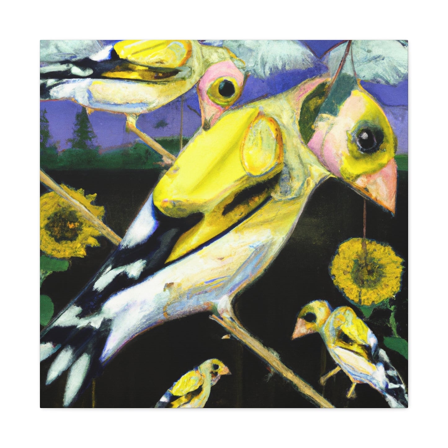 American Goldfinch Wonder - Canvas