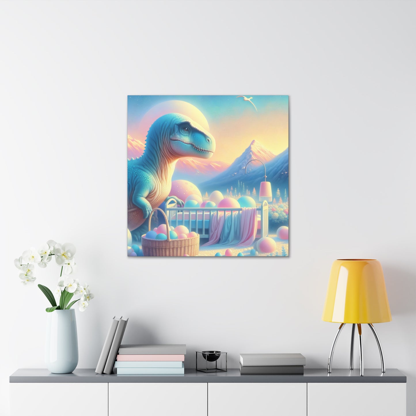 Pastel Prehistoric Portraits - Canvas