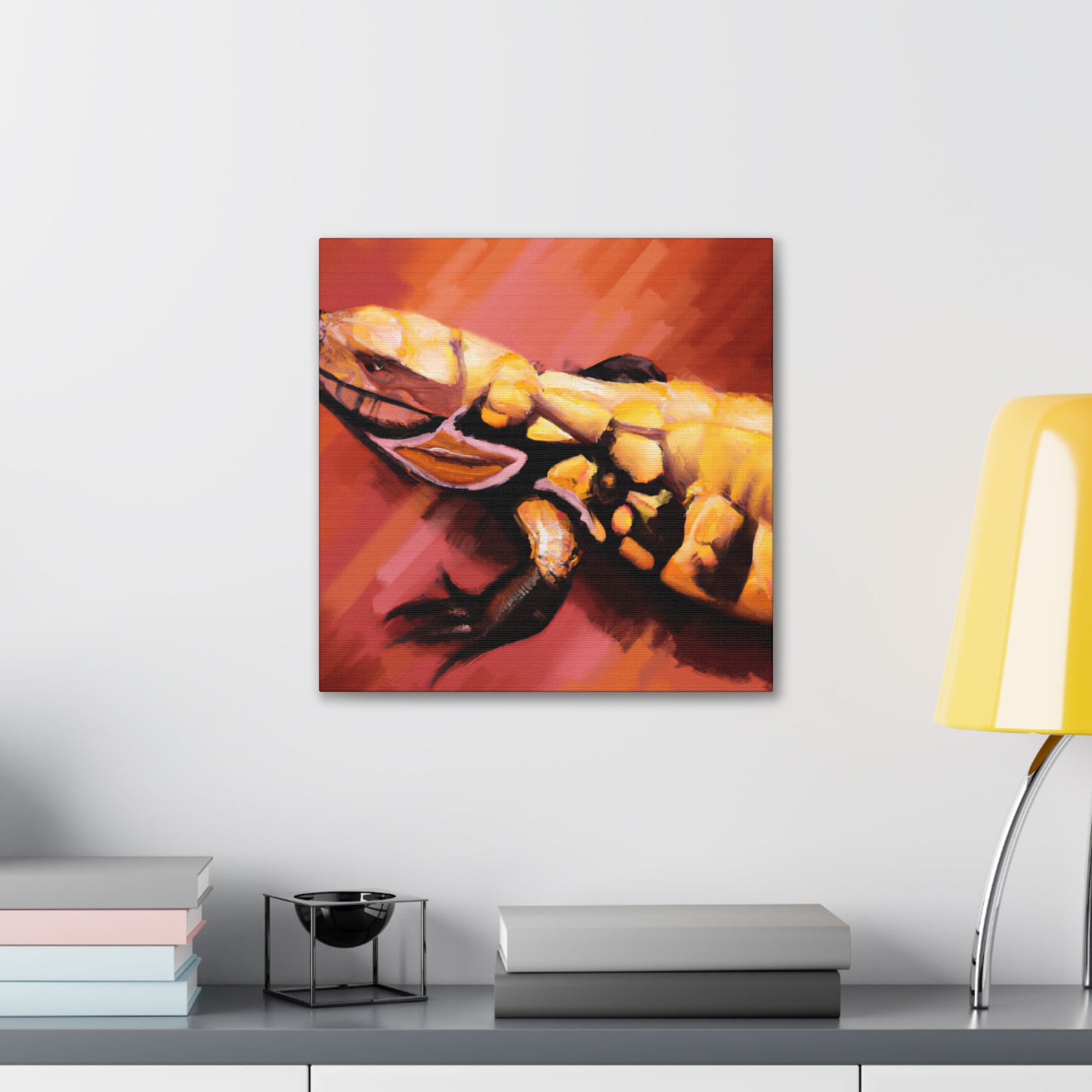 Gila Monster Reflection - Canvas