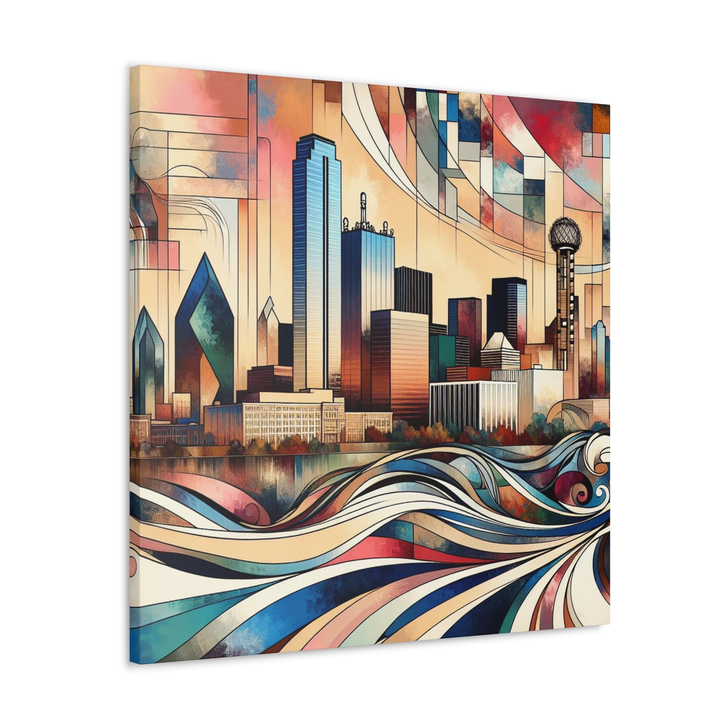 "Dallas Symphony of Contrasts" - Canvas