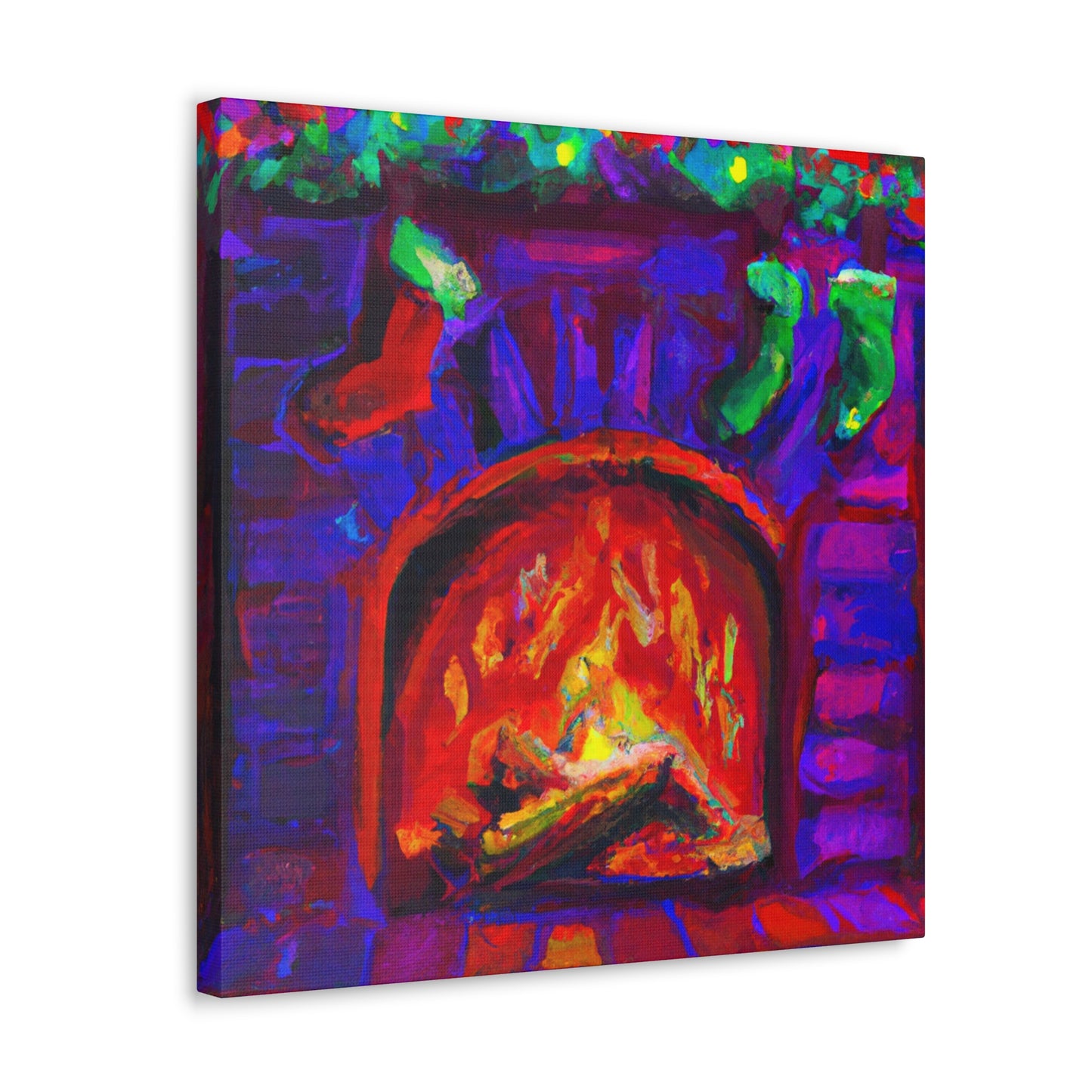 Fiery Flames Fauvism - Canvas