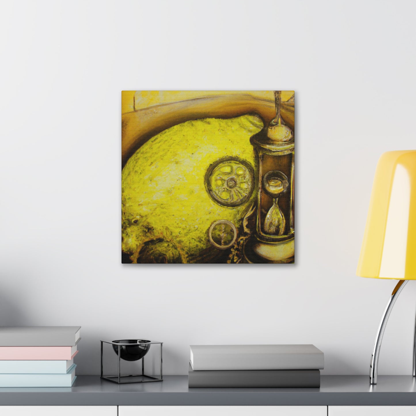 Lemon in Steampunk Land - Canvas