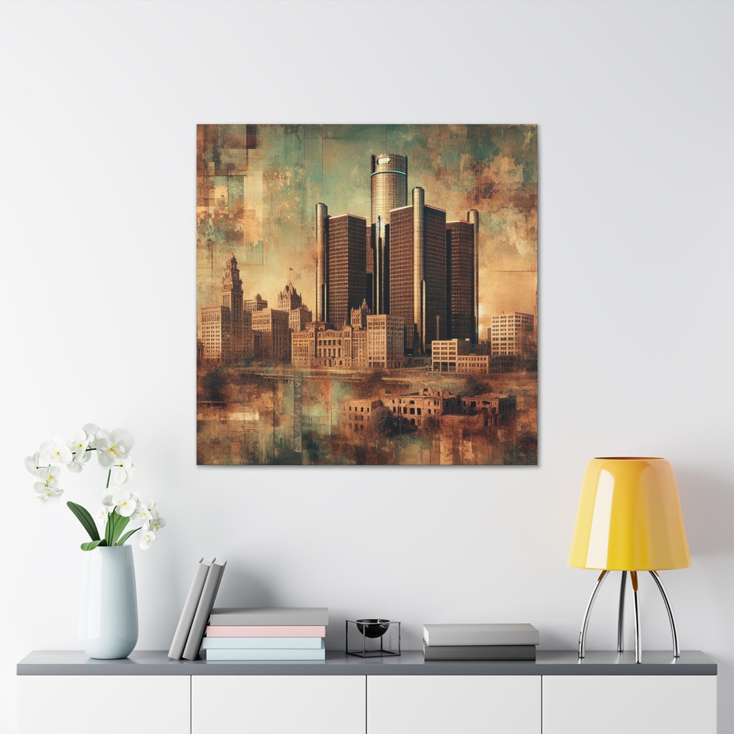 "Motor City Dreamscape" - Canvas