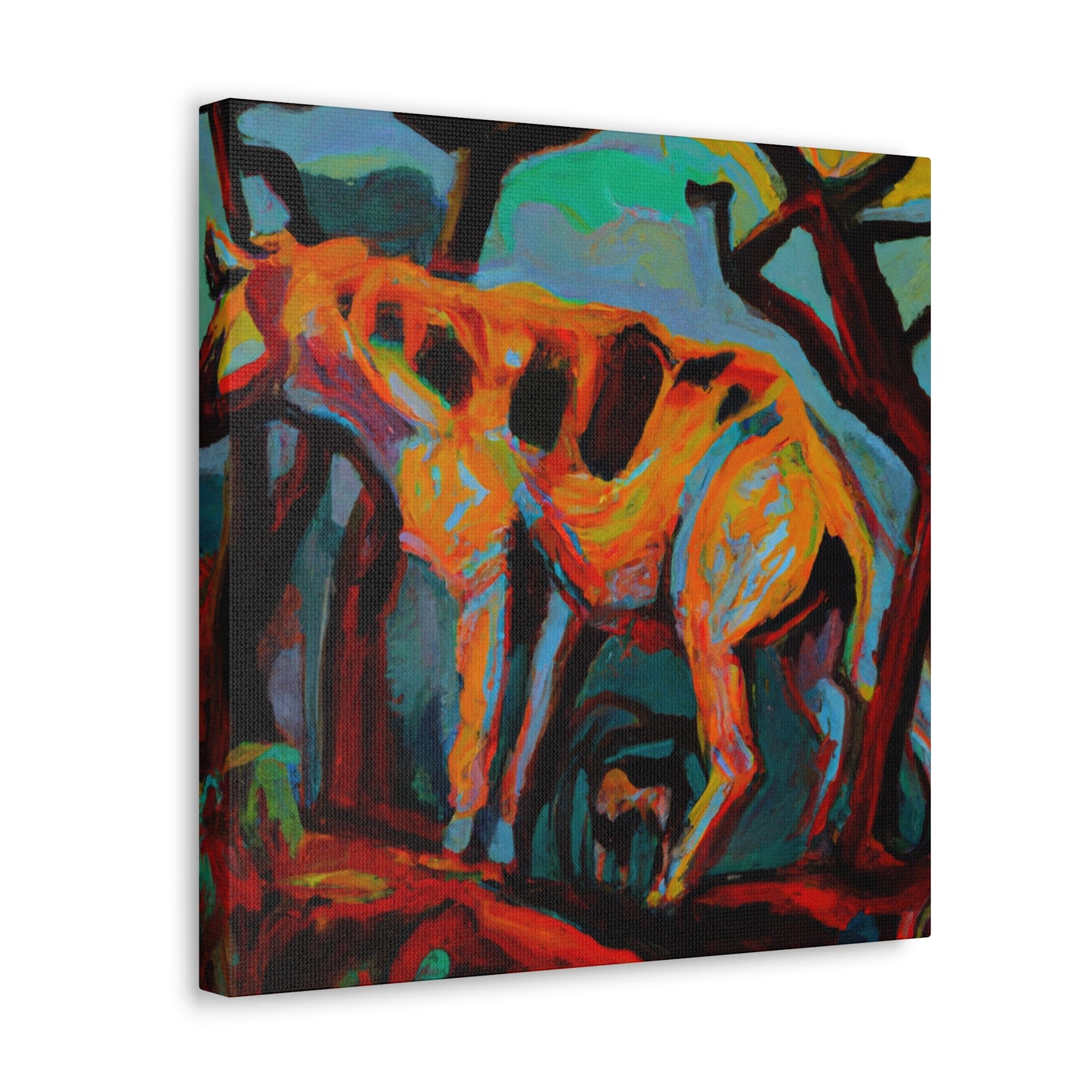 Hyena's Surreal Howl - Canvas