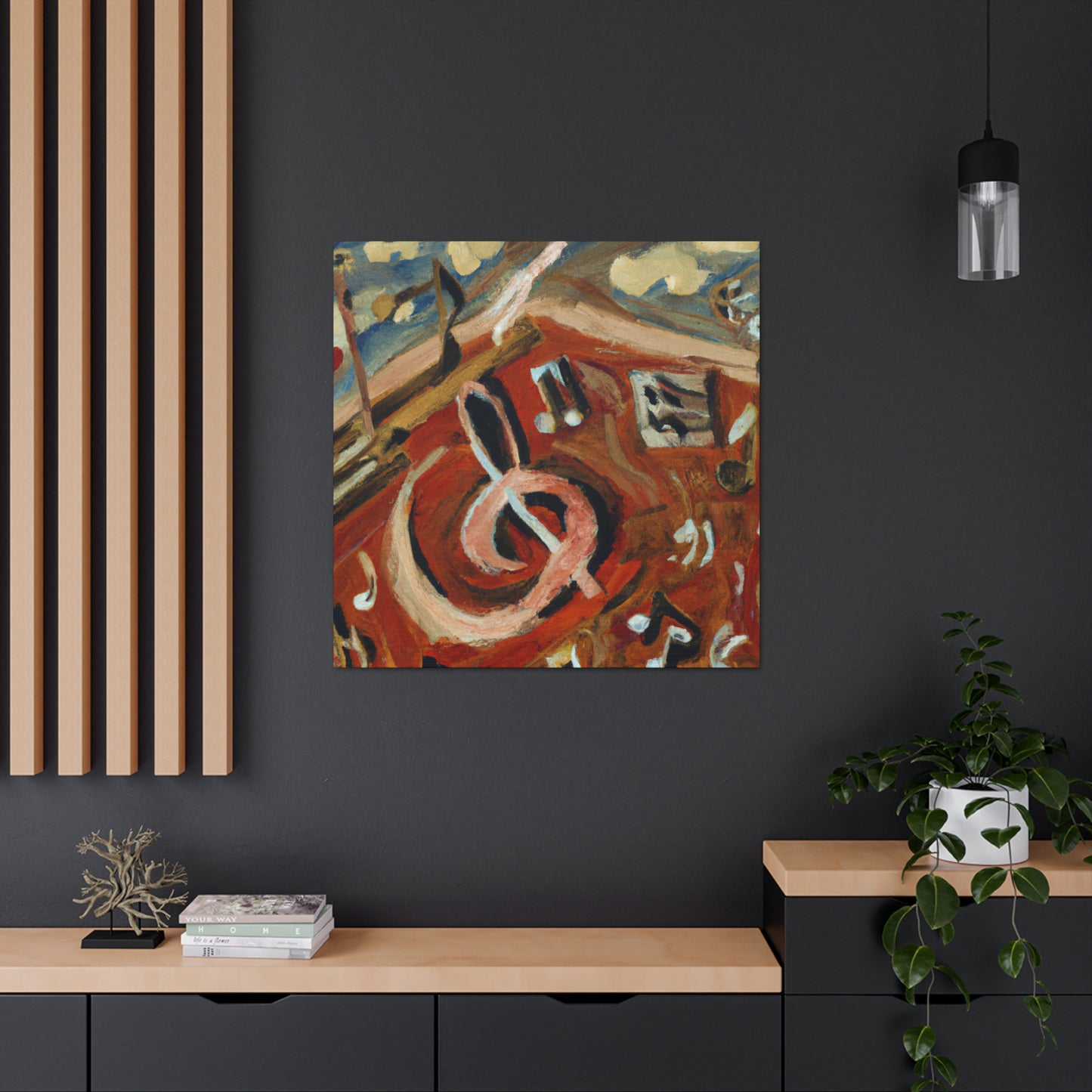 "Symphony of Notes" - Canvas