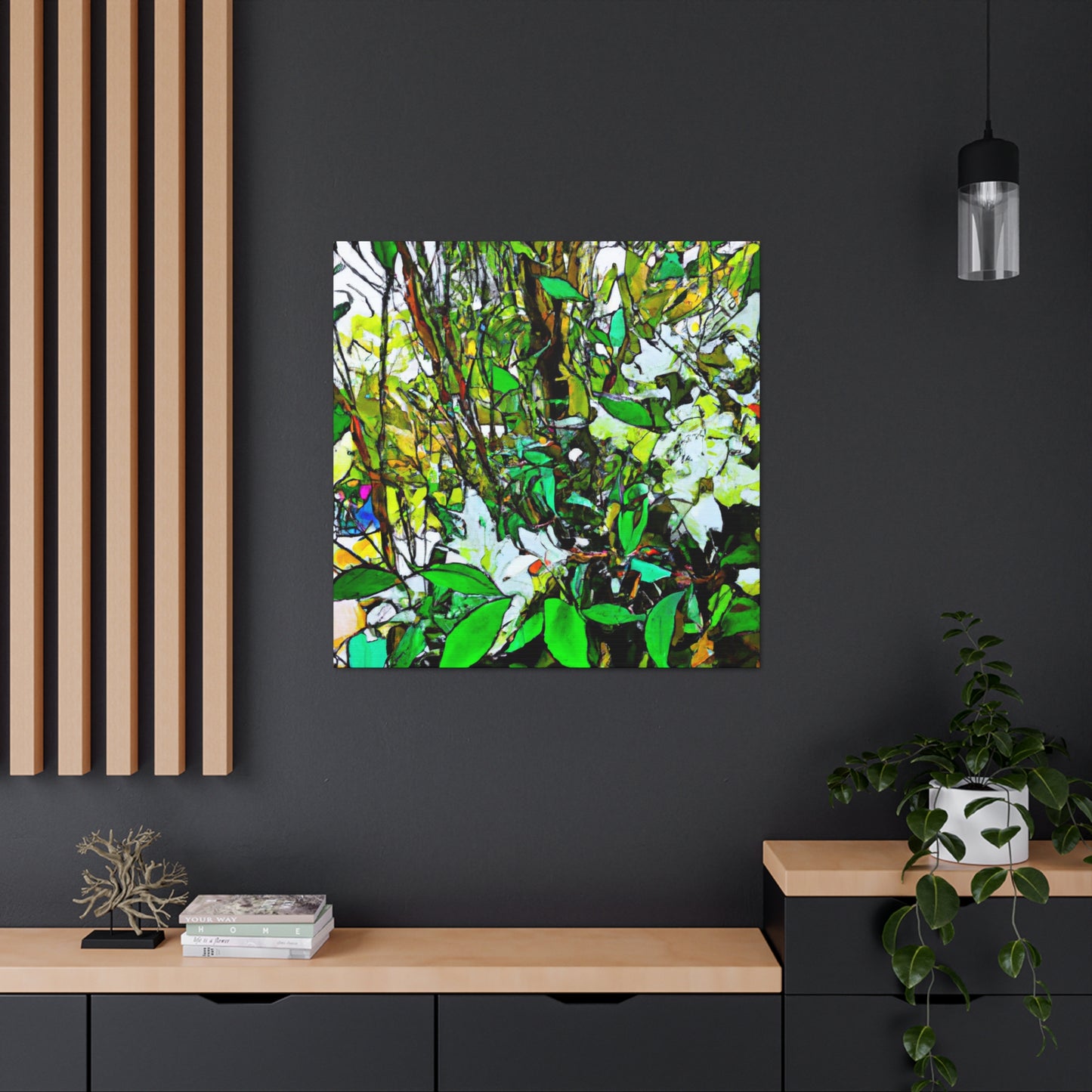 "Gardenia in Abstraction" - Canvas