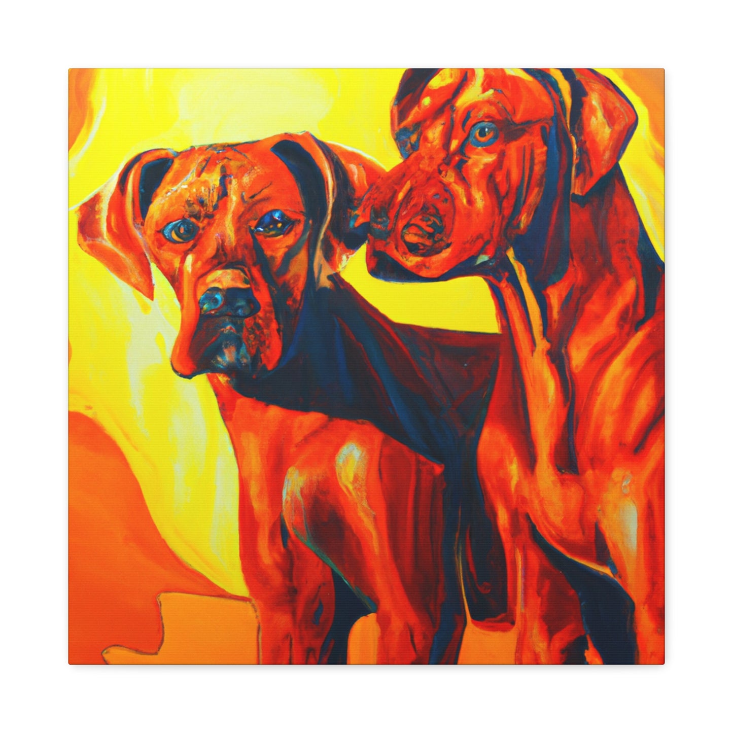 Ridgeback in Surrealism - Canvas