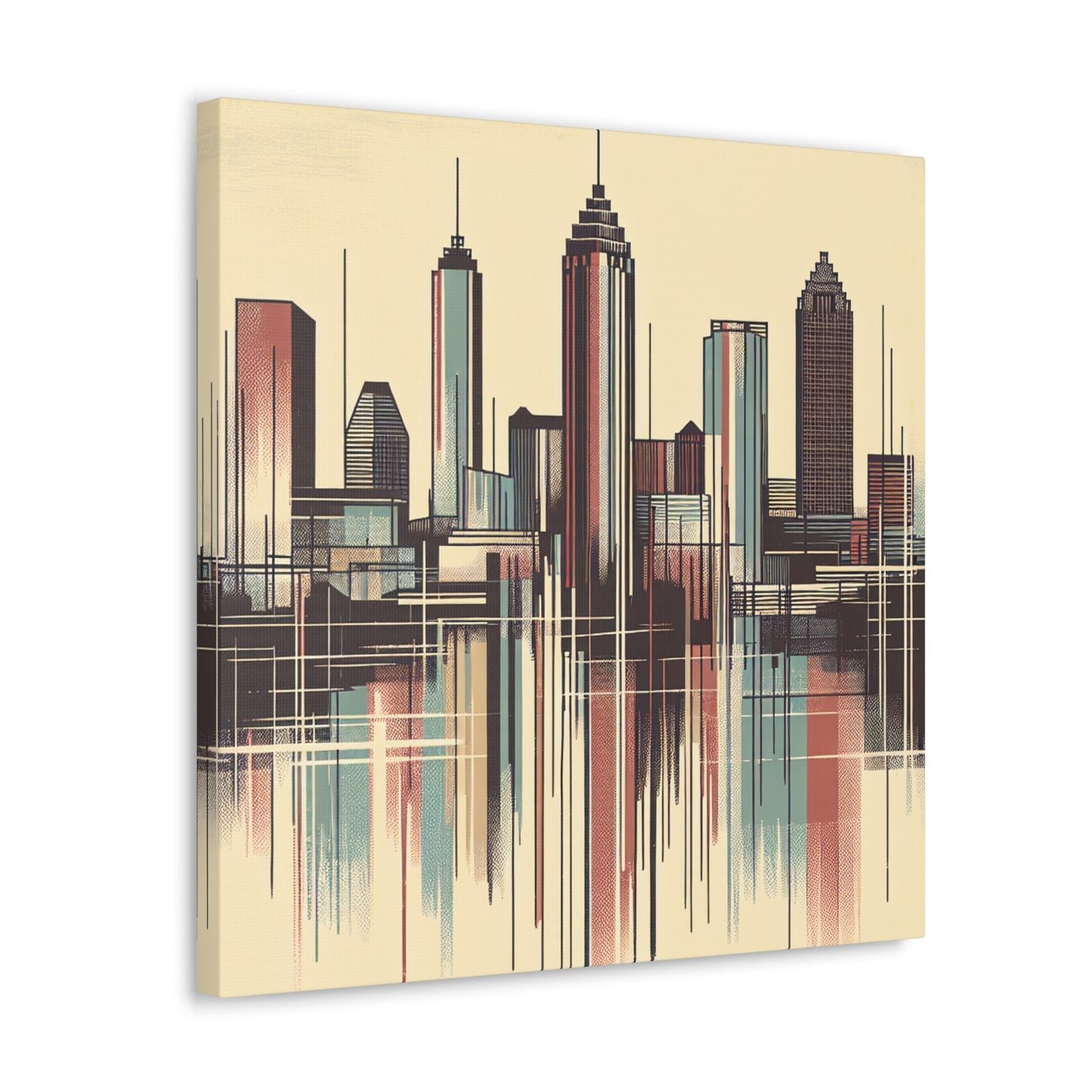 Urban Symphony Unleashed - Canvas