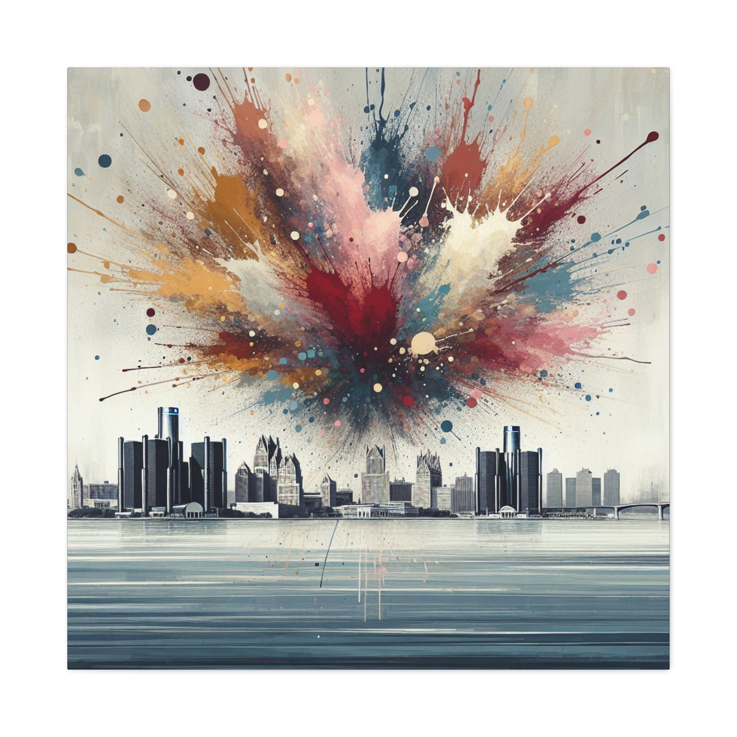 Urban Tranquility Unveiled - Canvas