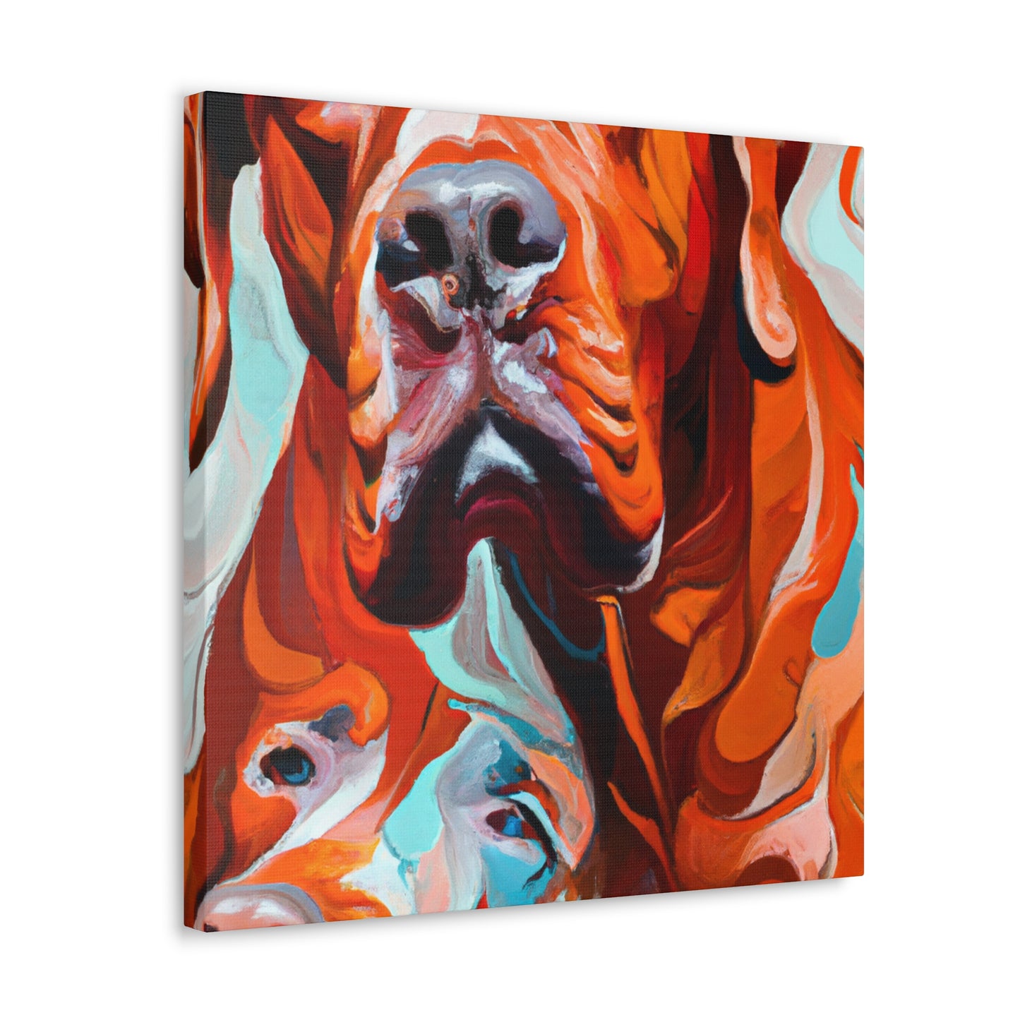 Ridgeback in Red Sunrise - Canvas