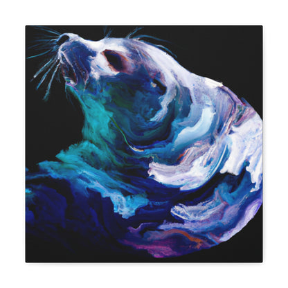 "Harp Seal Splendor" - Canvas