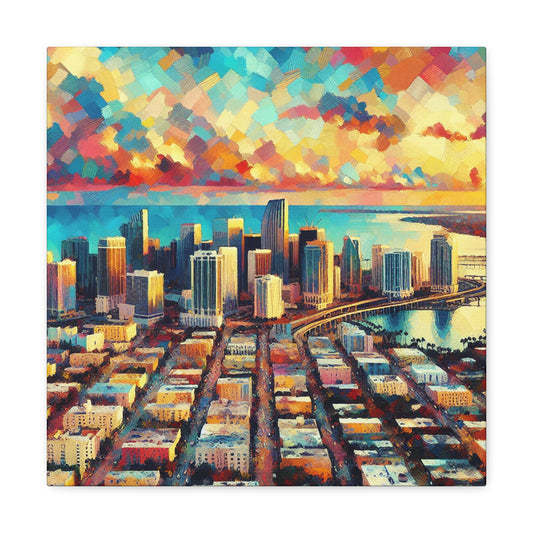 Tropical Paradise in Miami - Canvas