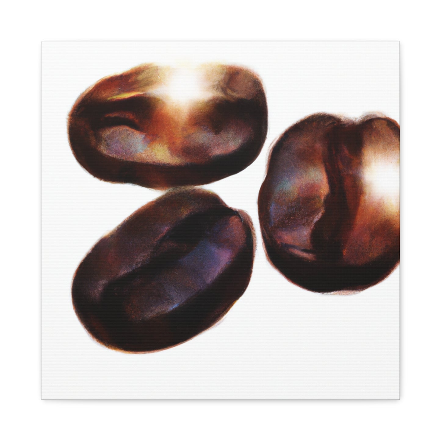 "Coffee Beans Reflections" - Canvas