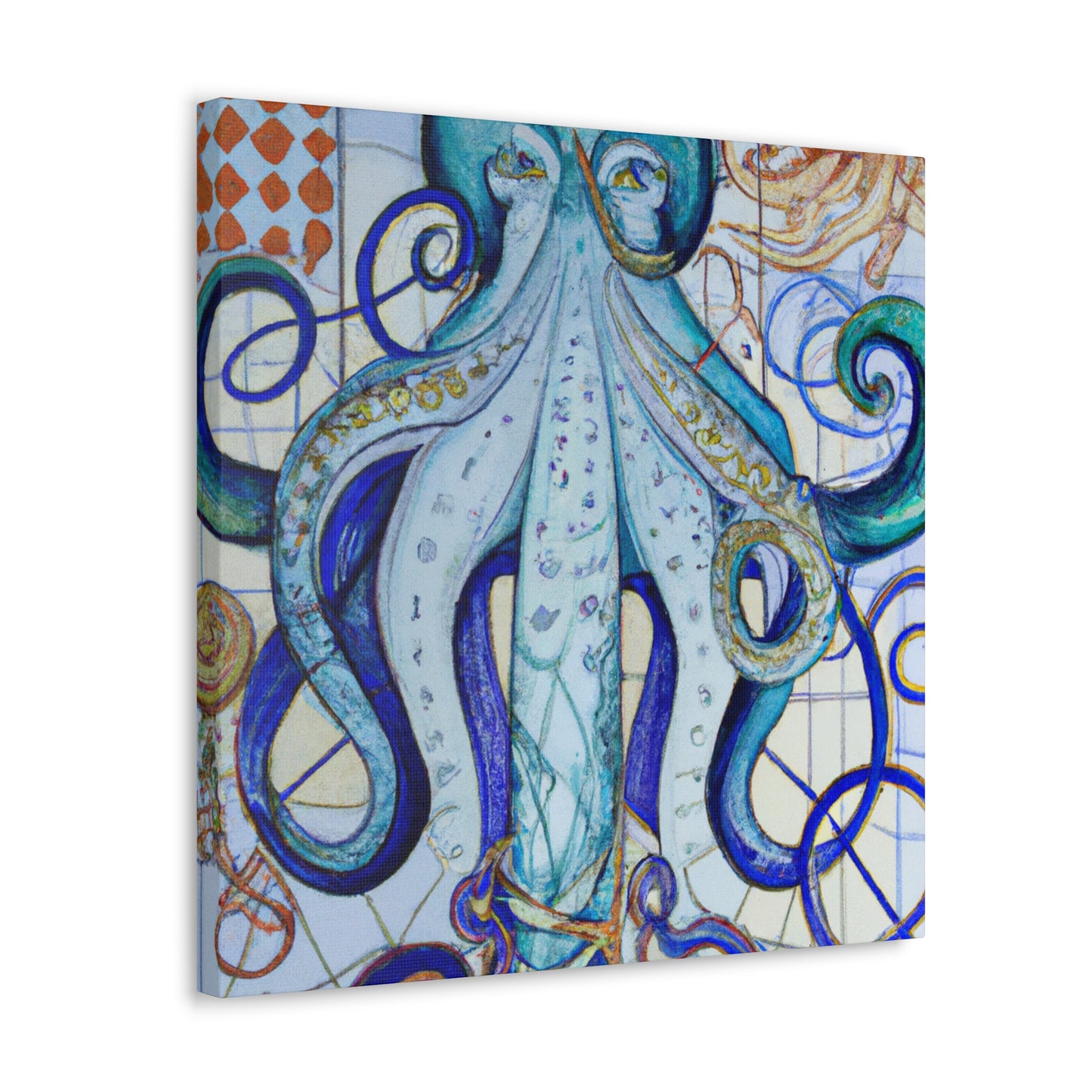 "Octopus in Splendor" - Canvas