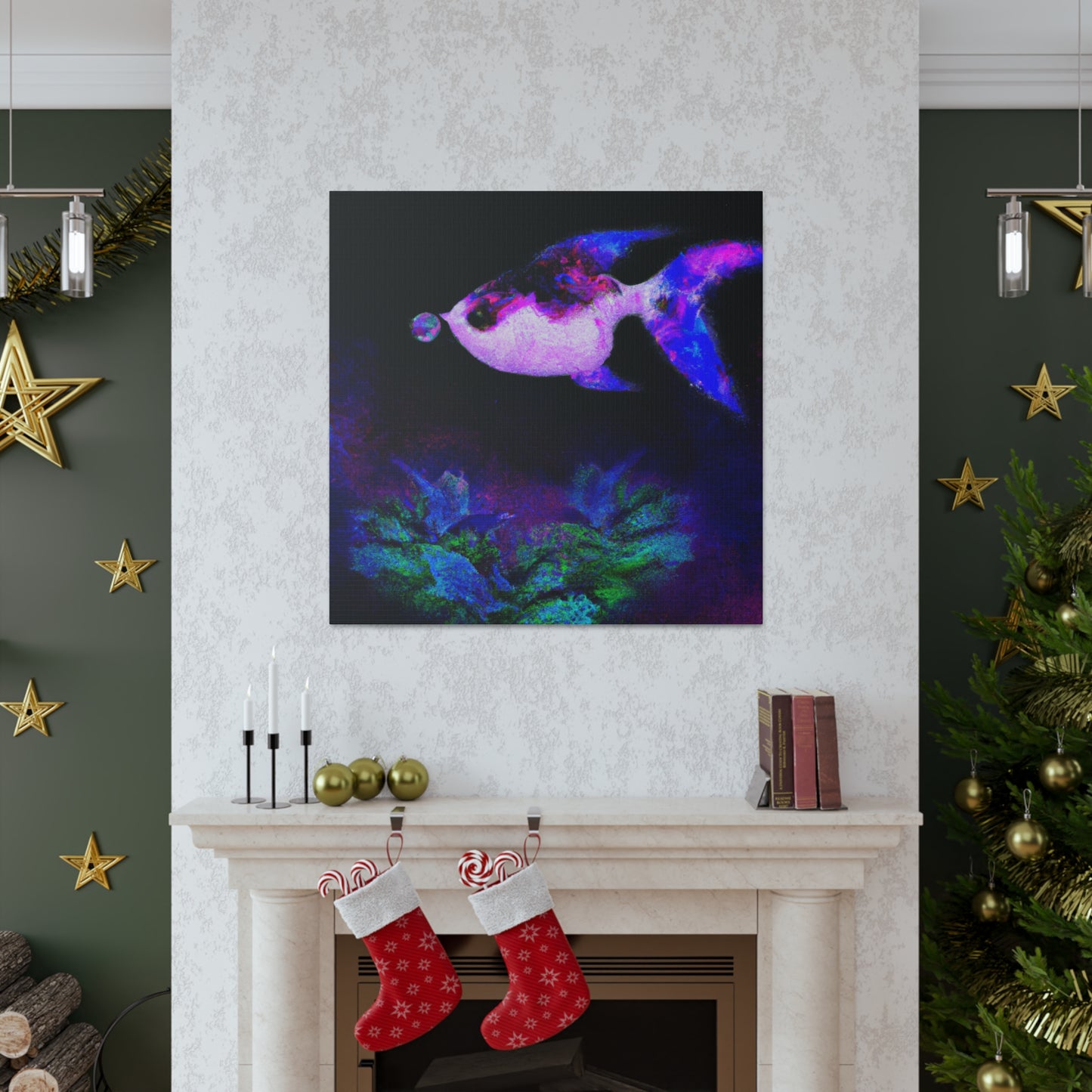 Killifish Dreamscape - Canvas