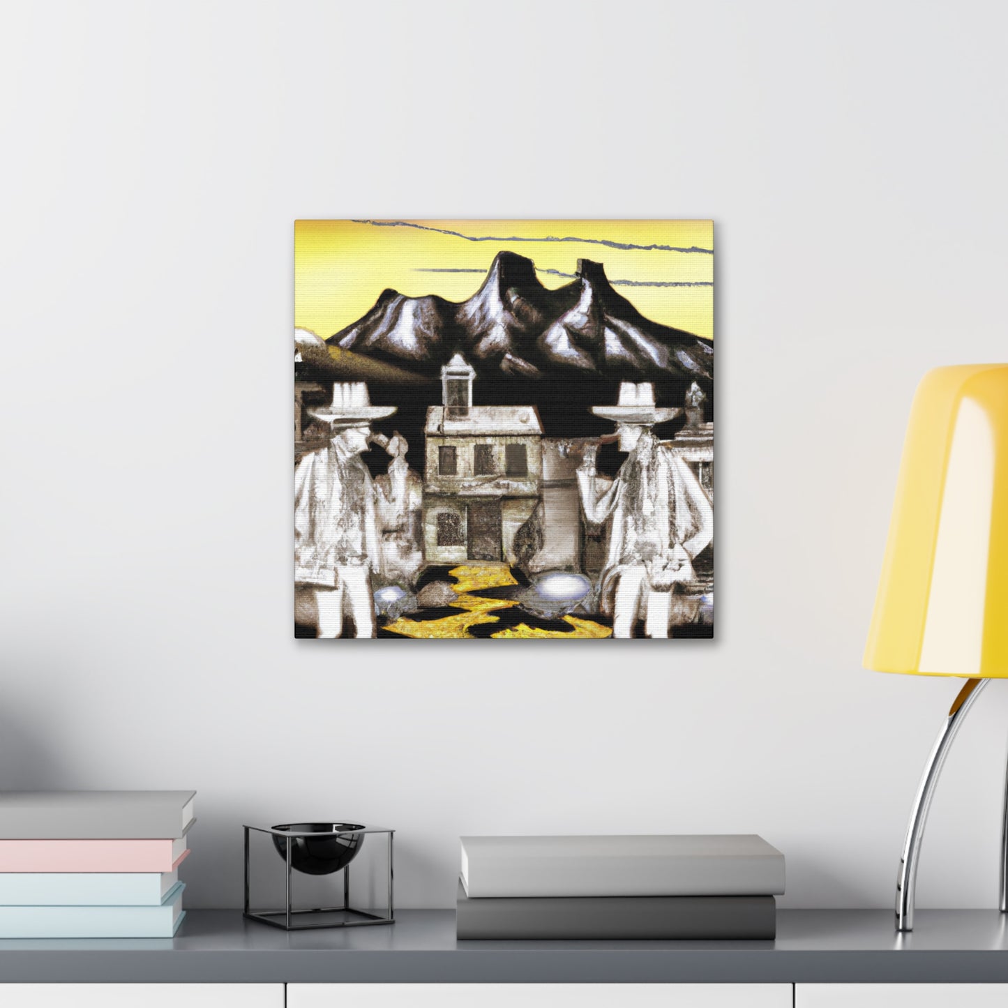 Ghosts in a Town - Canvas