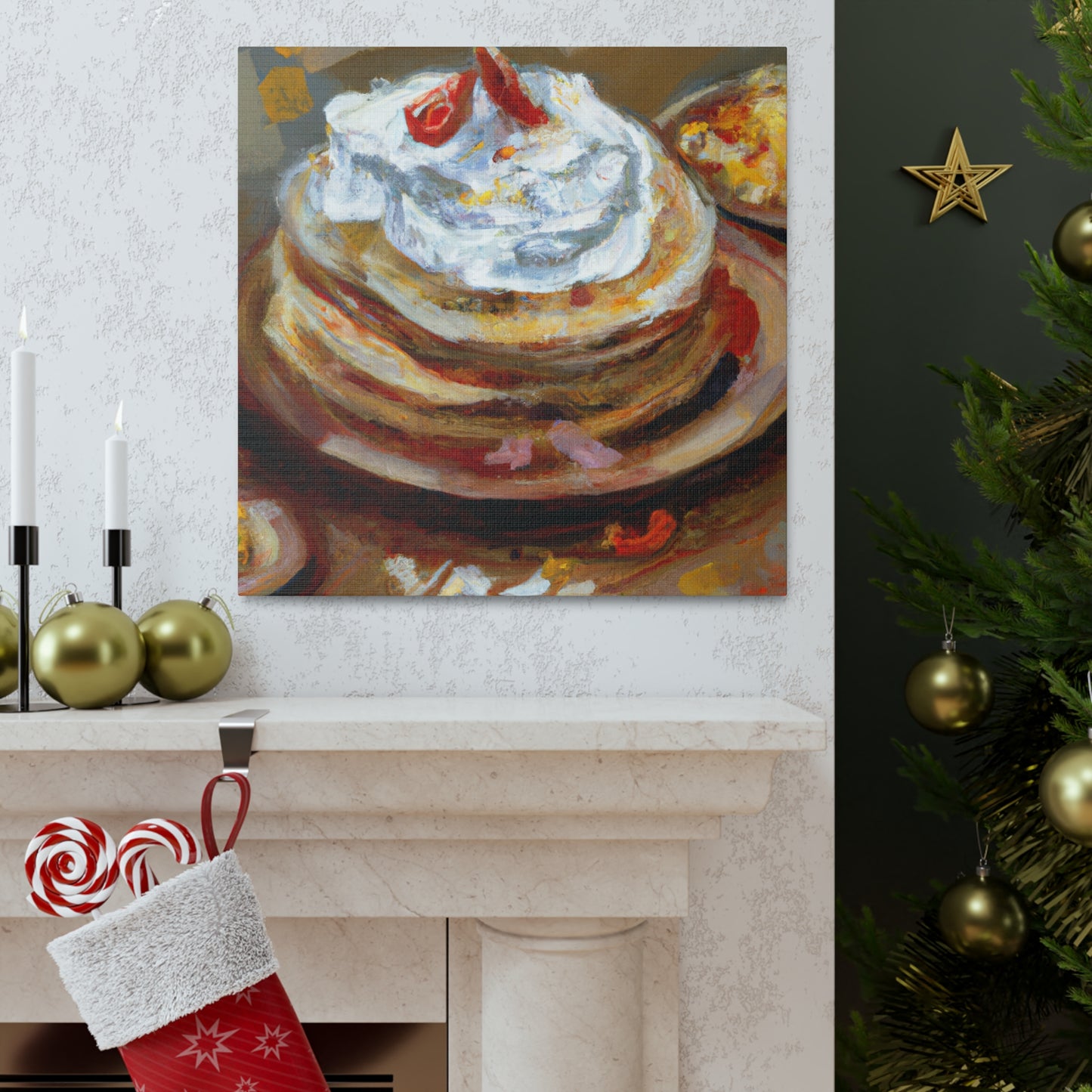 "Pancakes in Impressionism" - Canvas