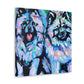 "Keeshond in Expressionism" - Canvas