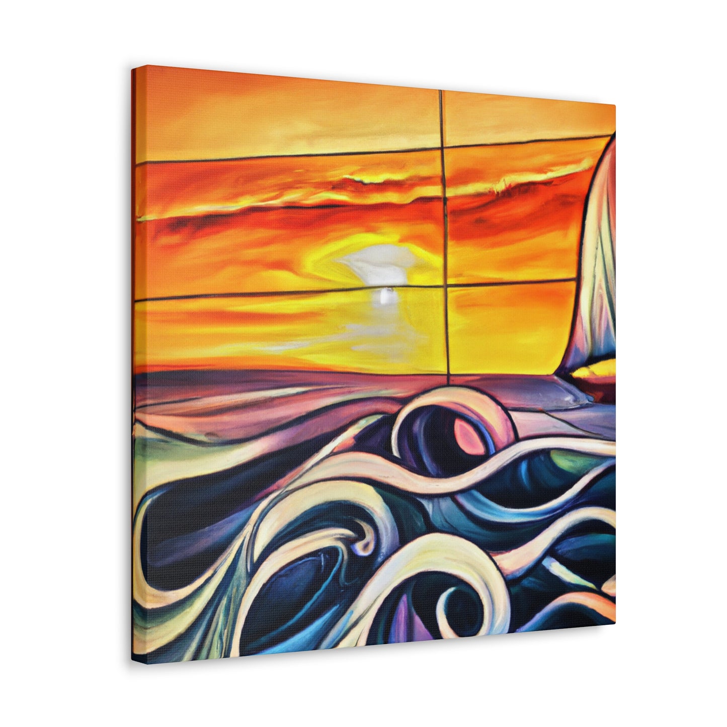 "Ocean Sunrise Splendor" - Canvas