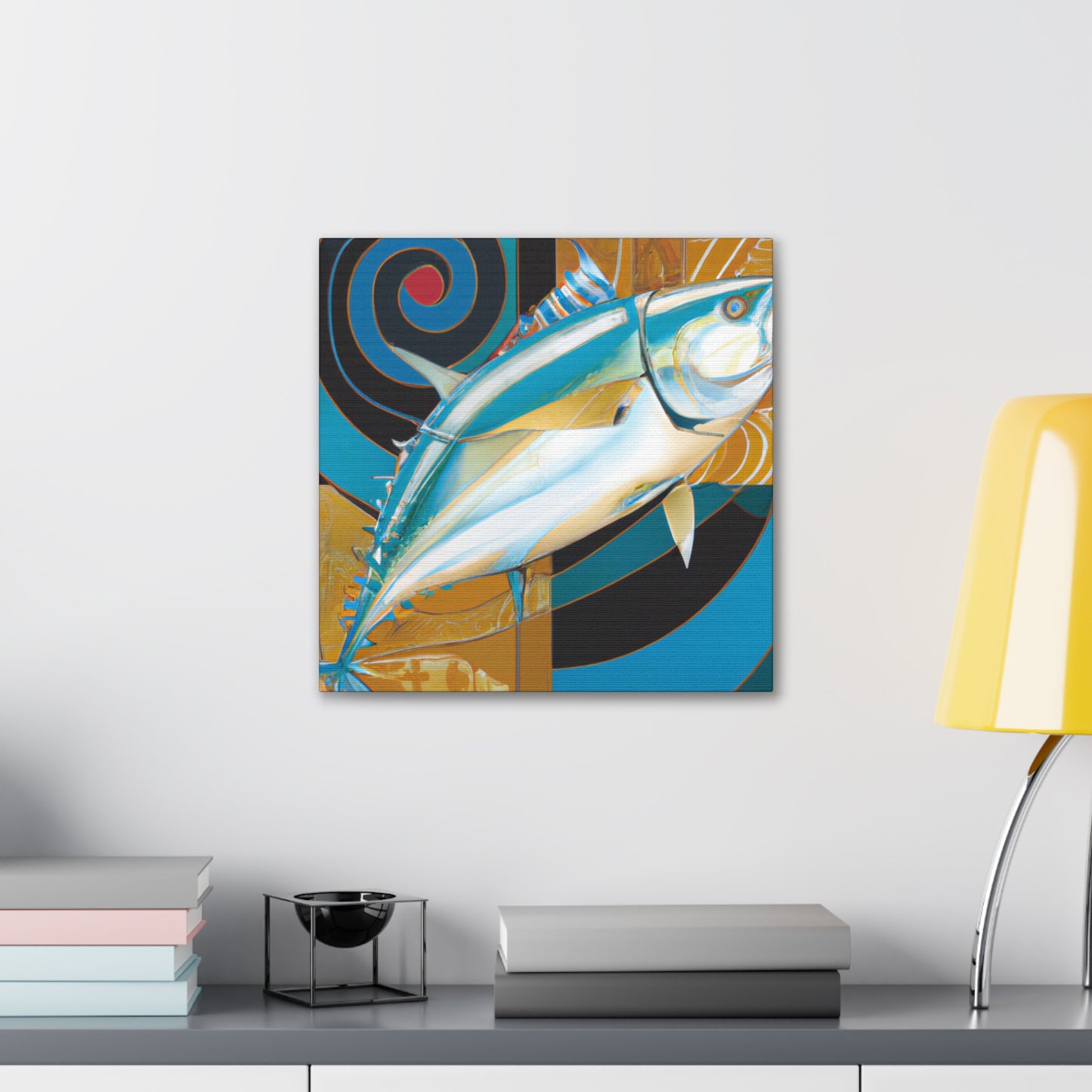 "Tuna Fish Art Deco". - Canvas