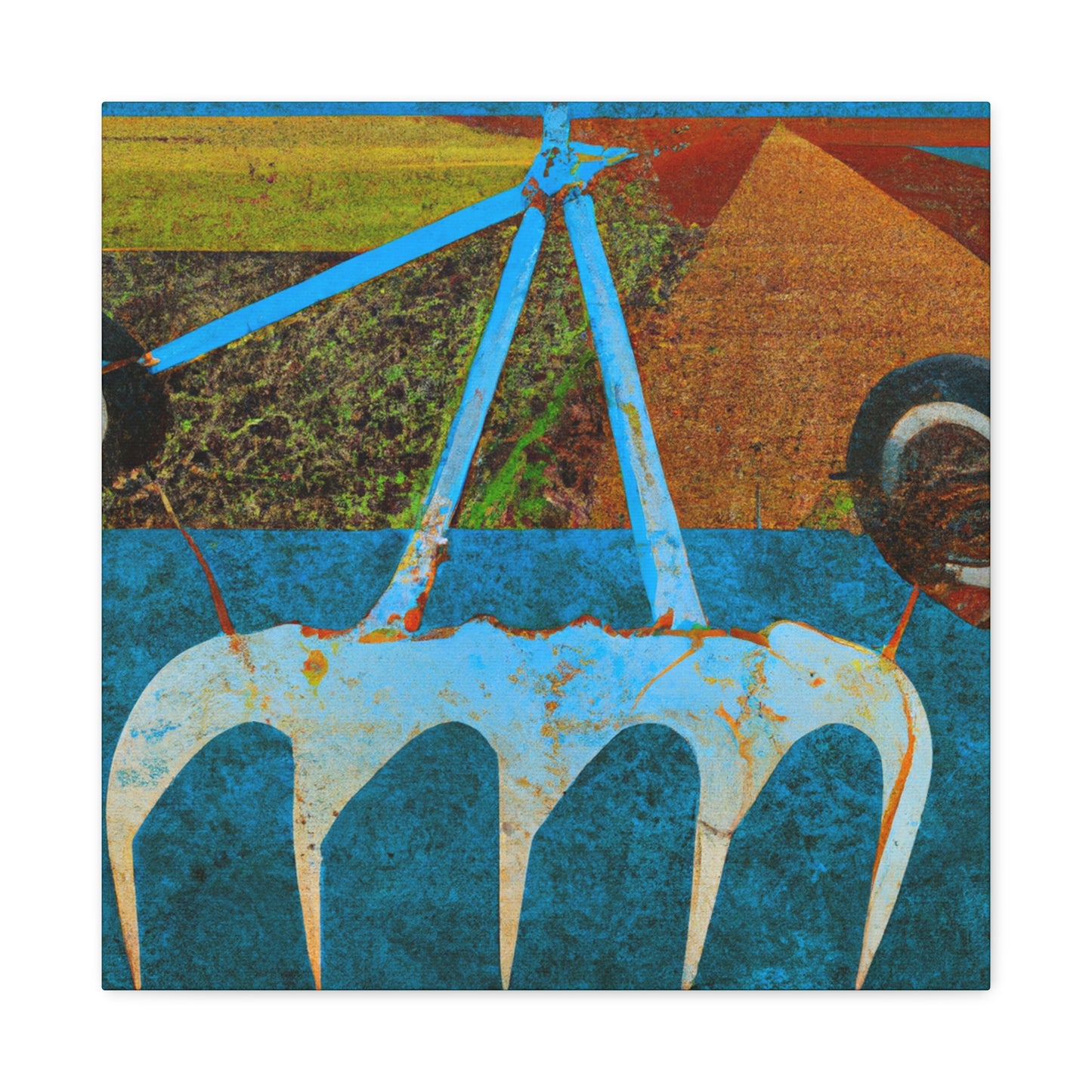 "Disc Harrow Dreamscape" - Canvas