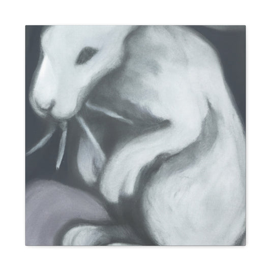 Arctic Hare Expressionism - Canvas