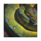 "Green Tree Python Shine" - Canvas